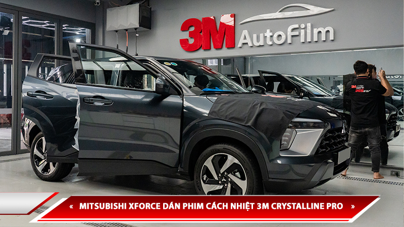 MITSUBISHI XFORCE DÁN PHIM CÁCH NHIỆT 3M CRYSTALLINE PRO